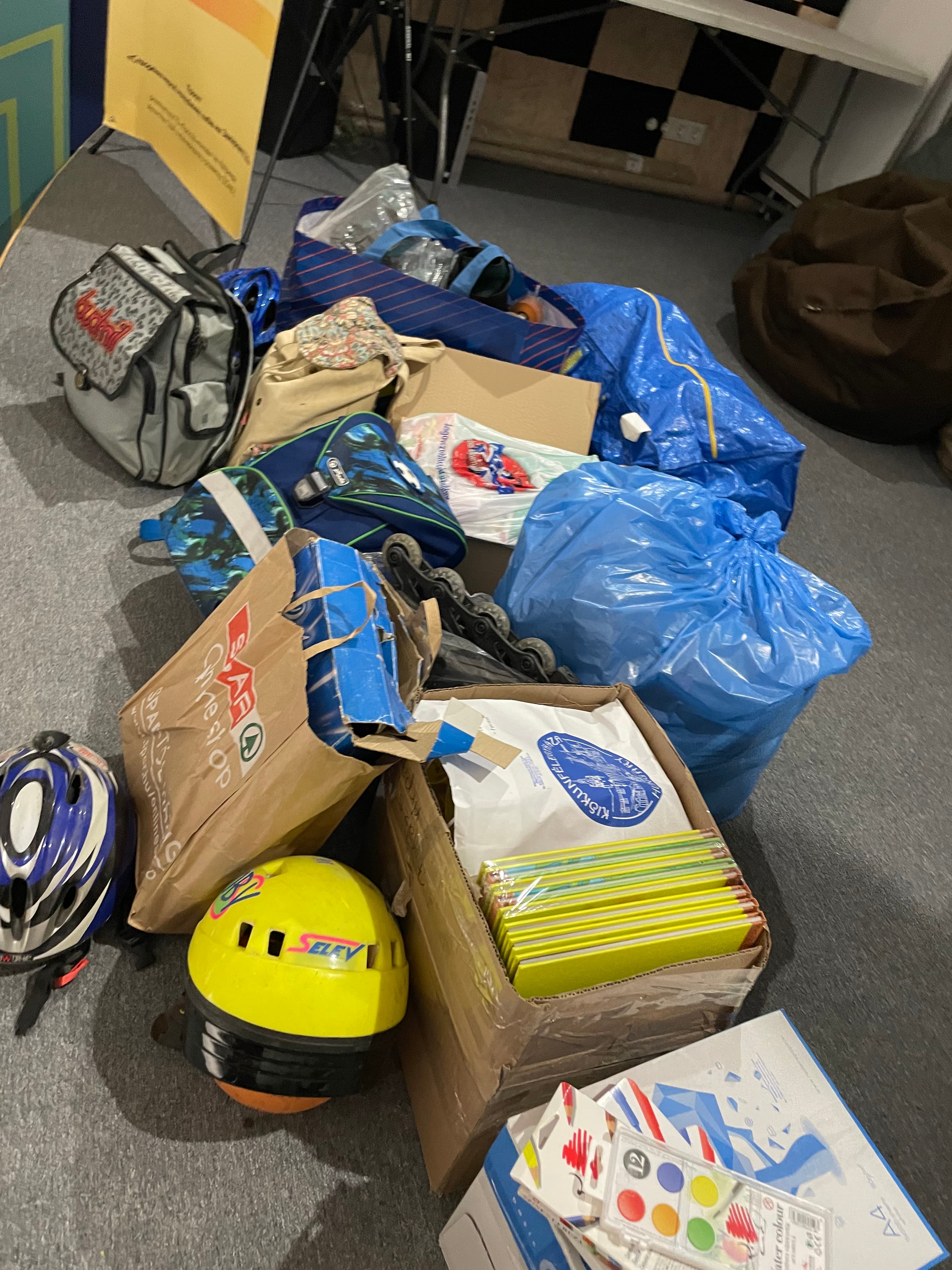 Youth team during the Peace Day visit