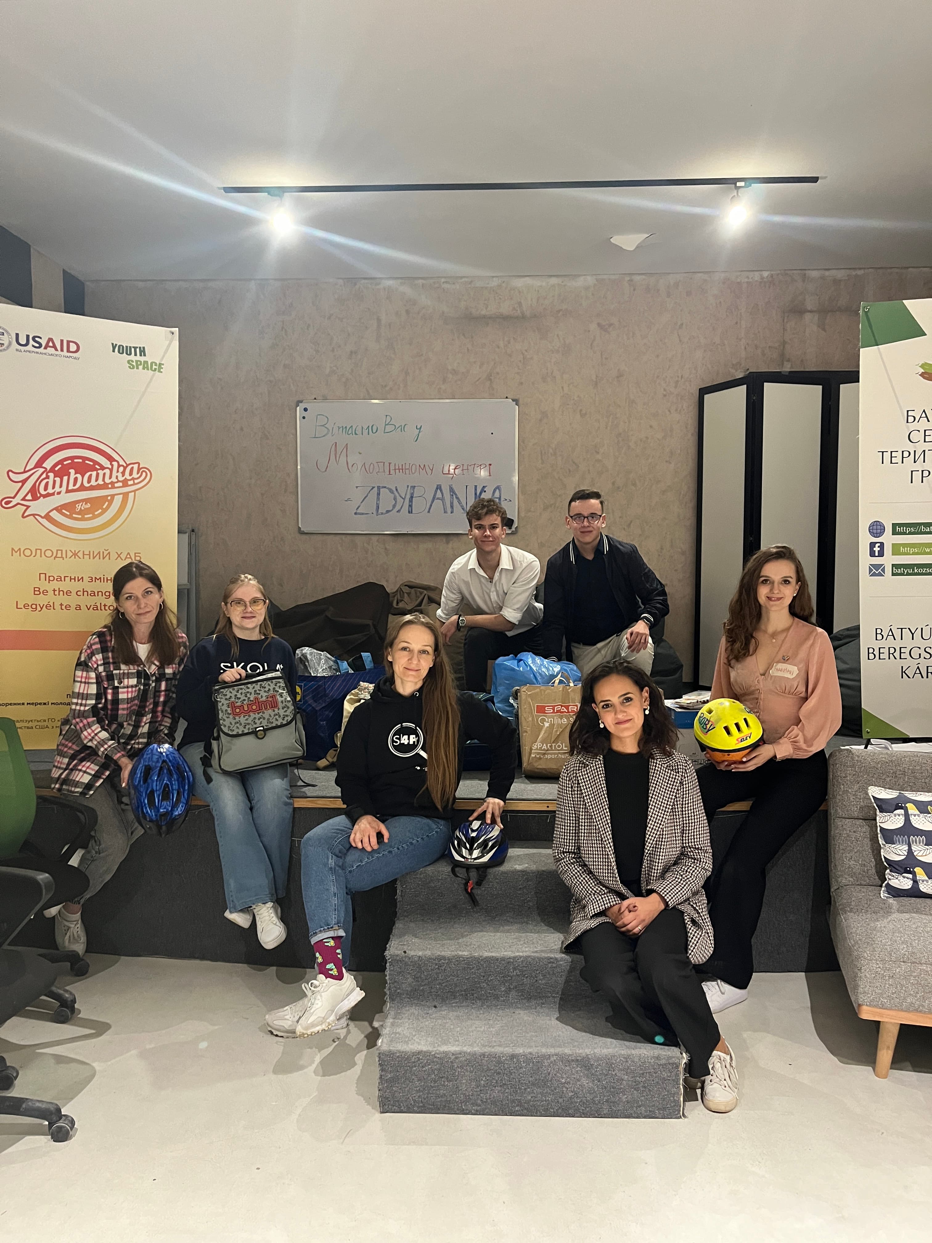 Completed painted canvas bags