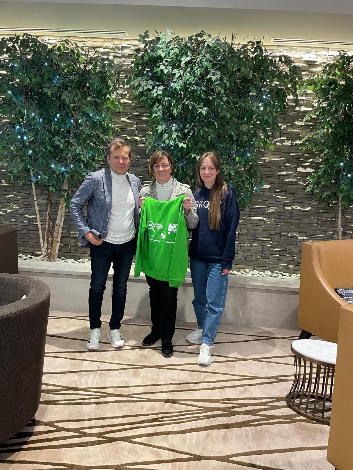 Preparing materials for the gala