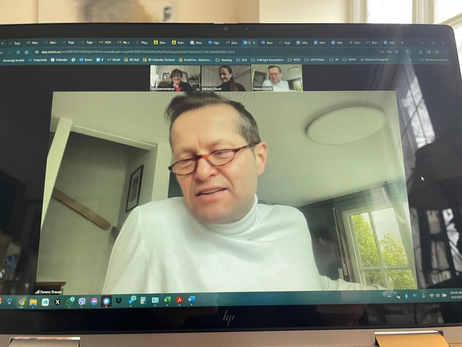 Behind the scenes setup