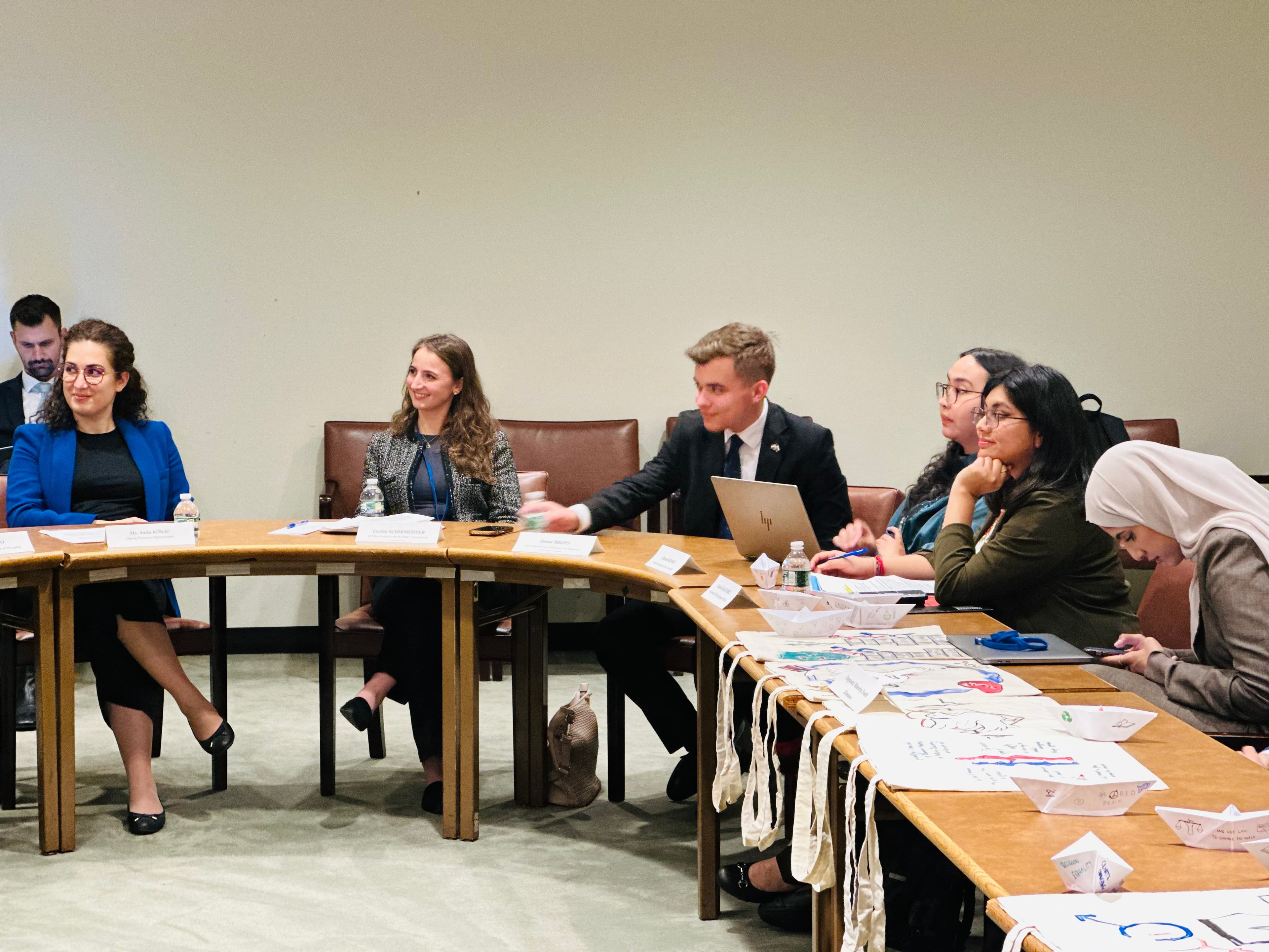 Discussion during the UN event