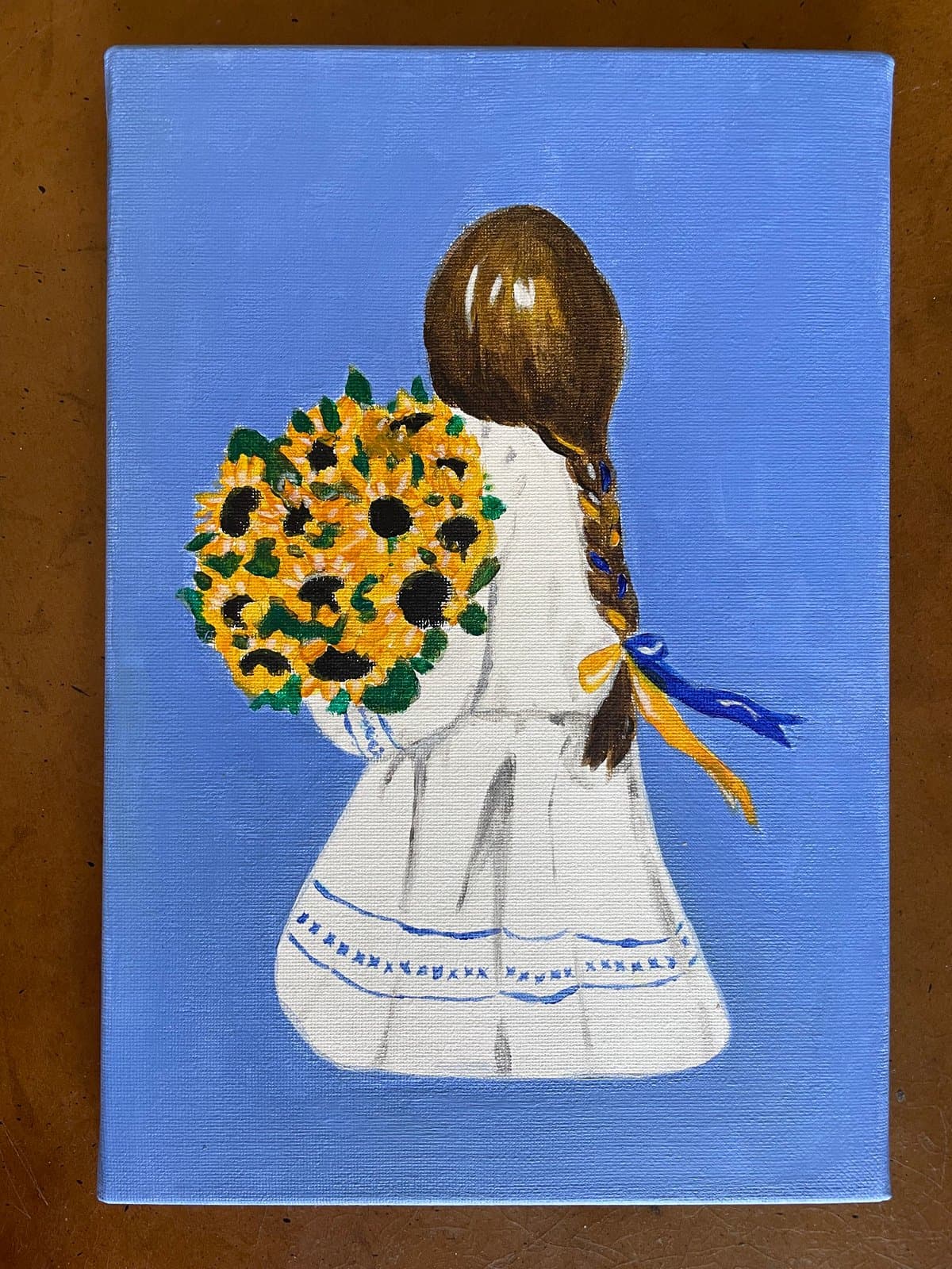 Painting by a Ukrainian child — artwork sold at the gala auction
