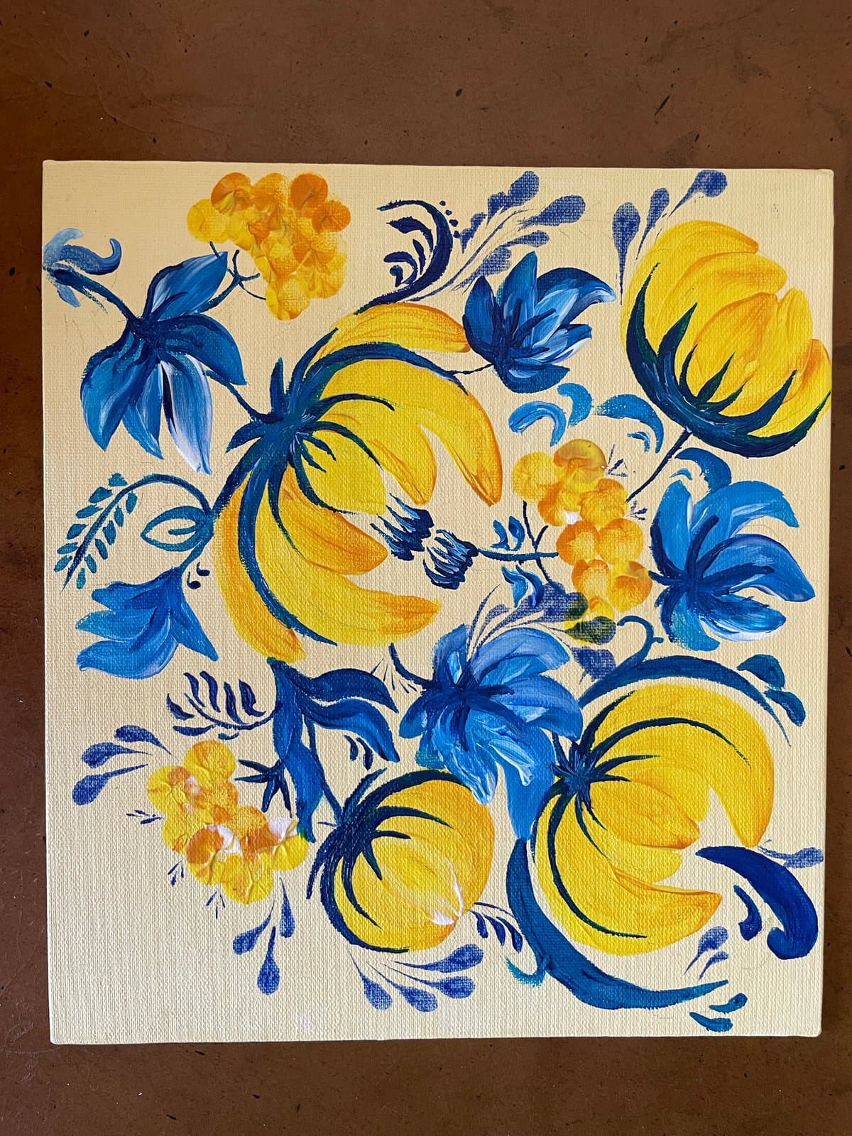 Painting by a Ukrainian child — artwork sold at the gala auction